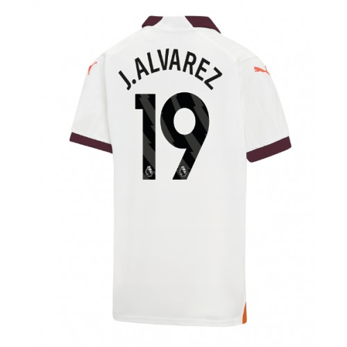 Maillot de foot Manchester City Julian Alvarez #19 Extérieur 2023-24 Manches Courte